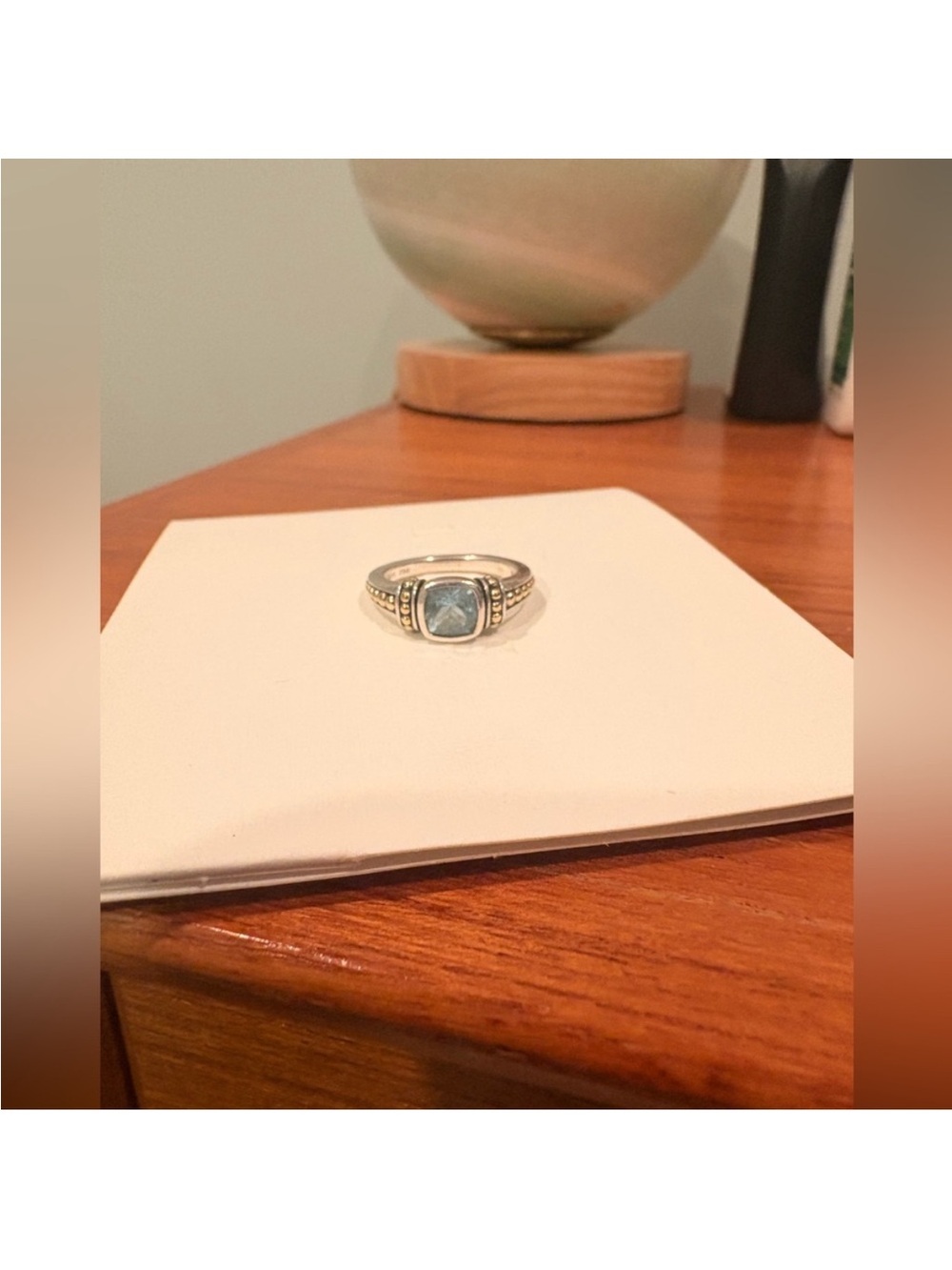 LAGOS Rittenhouse Swiss Blue Topaz Ring